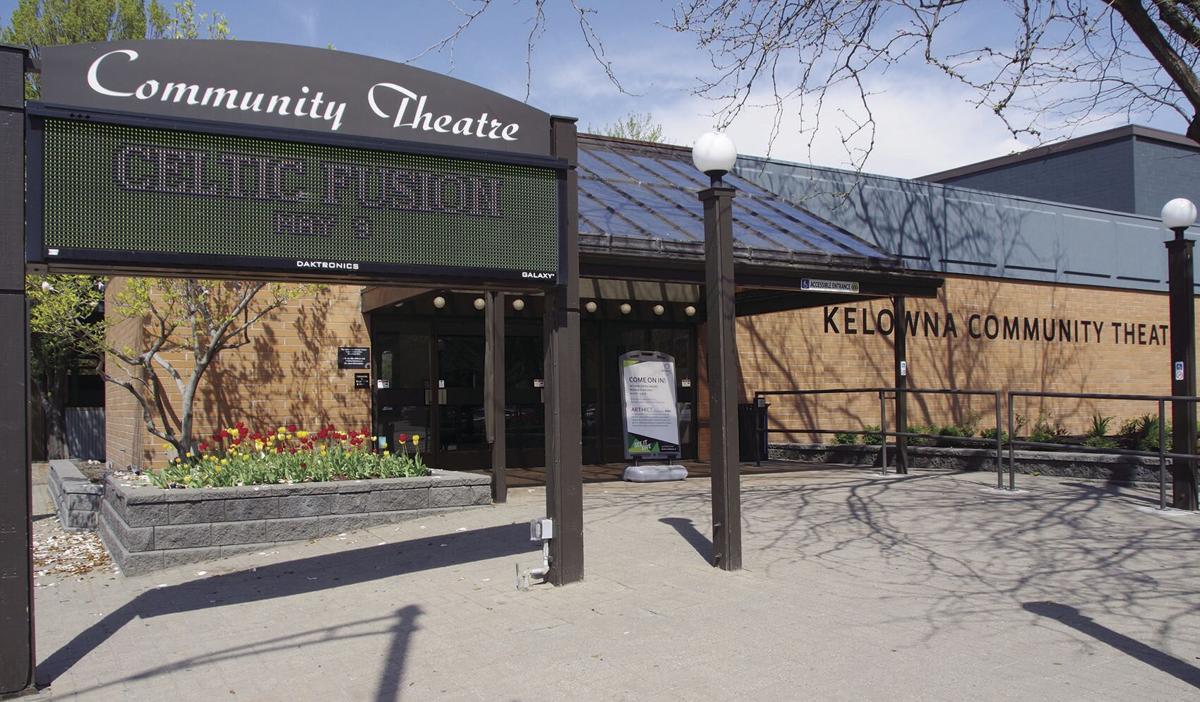 The Kelowna Community Theatre Entrance